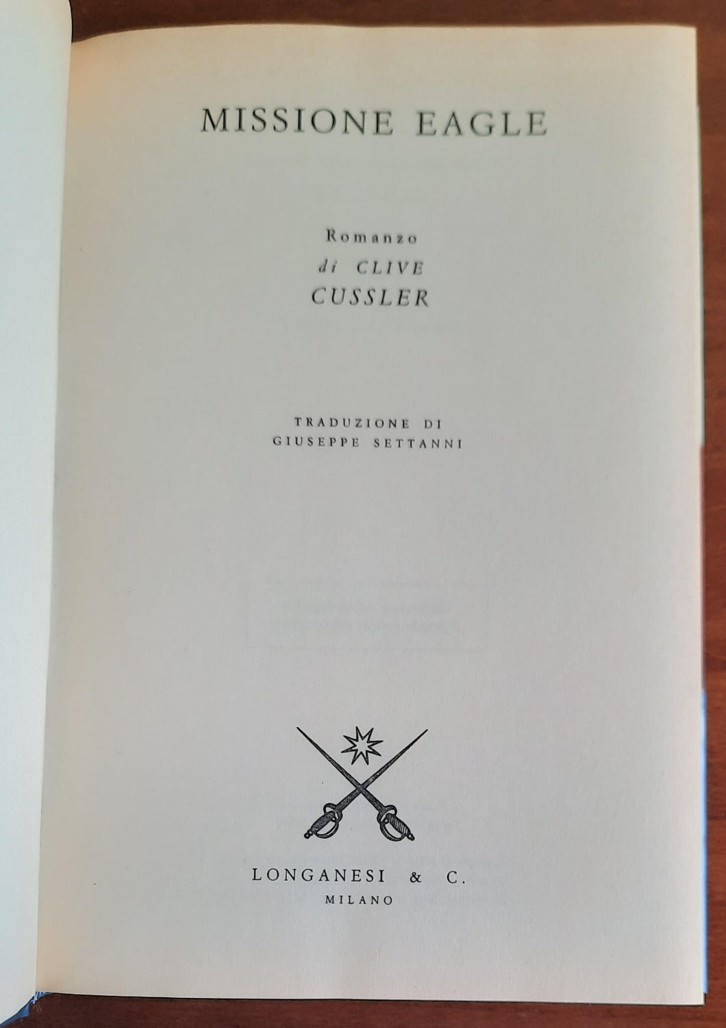 Missione Eagle - di Clive Cussler - Libreria Biellese