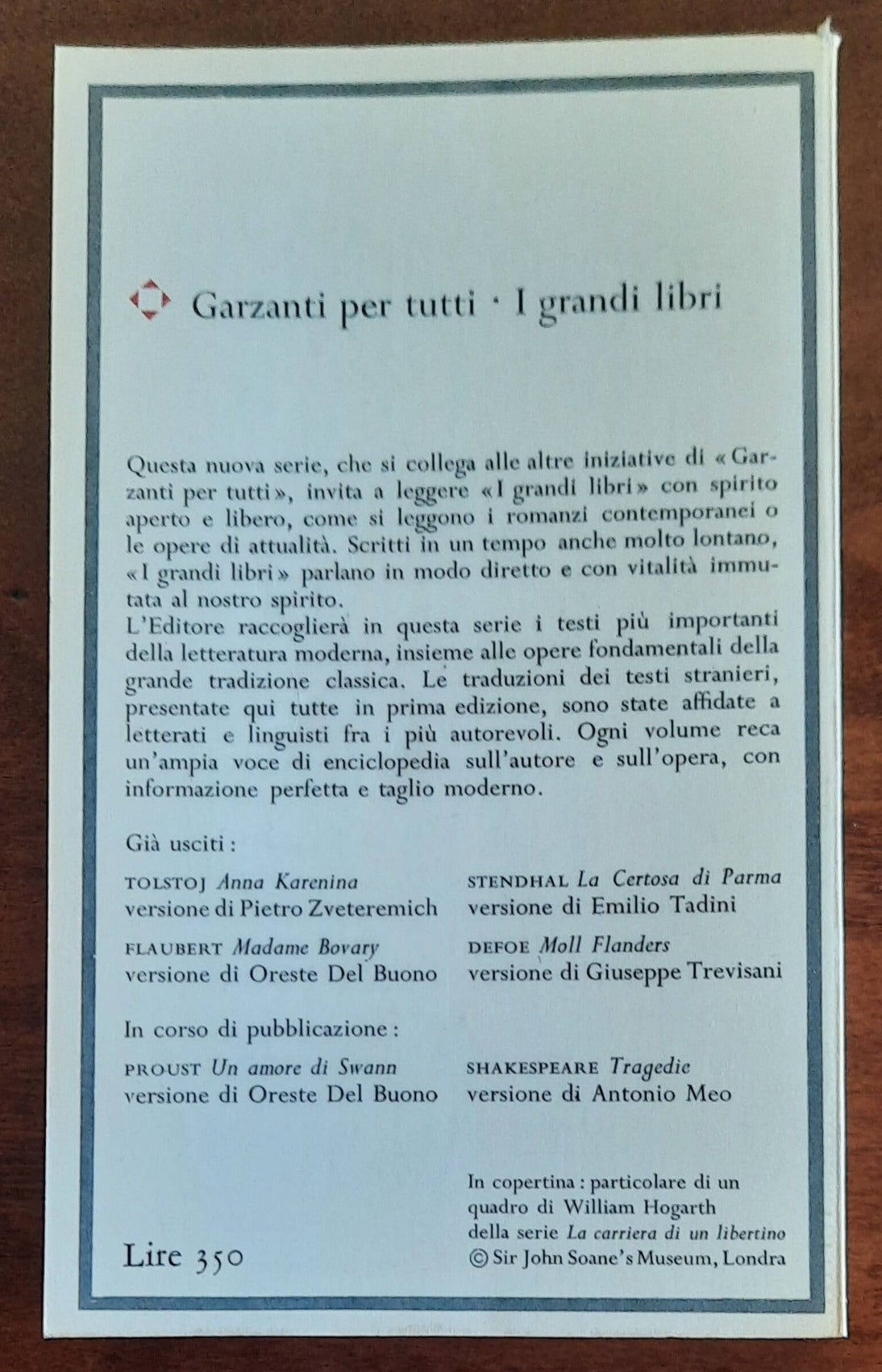 Moll Flanders - di Daniel Defoe - Garzanti