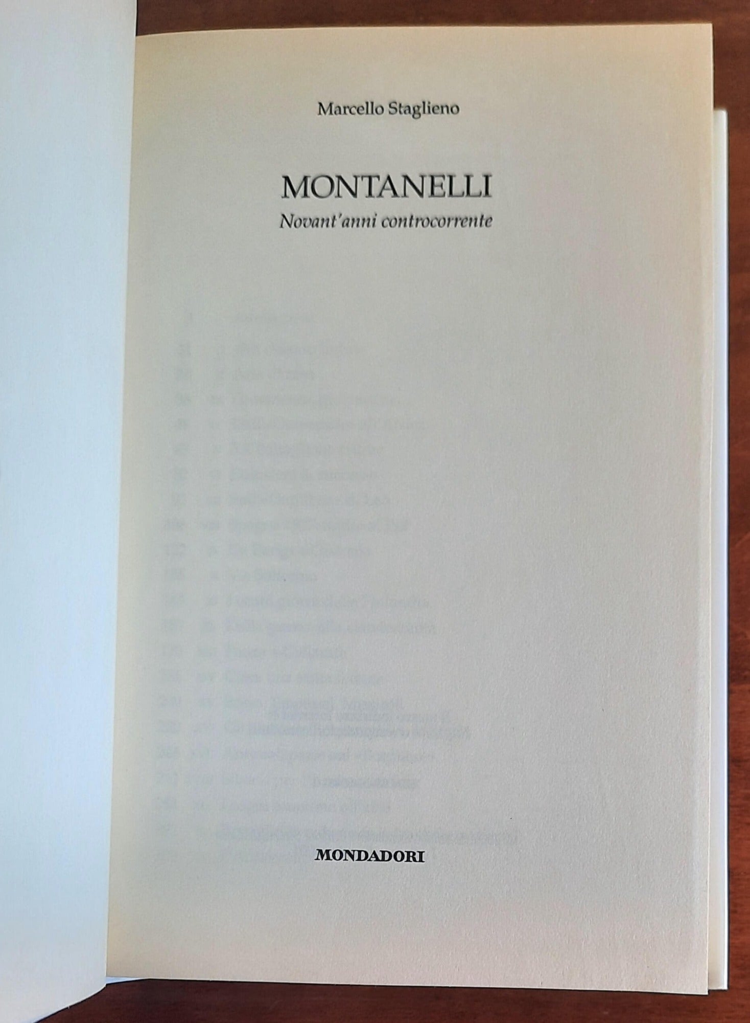 Montanelli. Novant’anni controcorrente - Mondadori