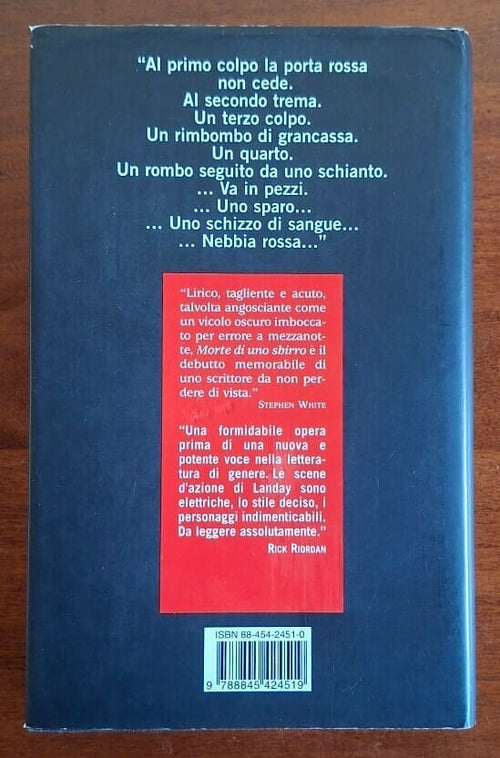 Morte di uno sbirro - William Landay - Sonzogno