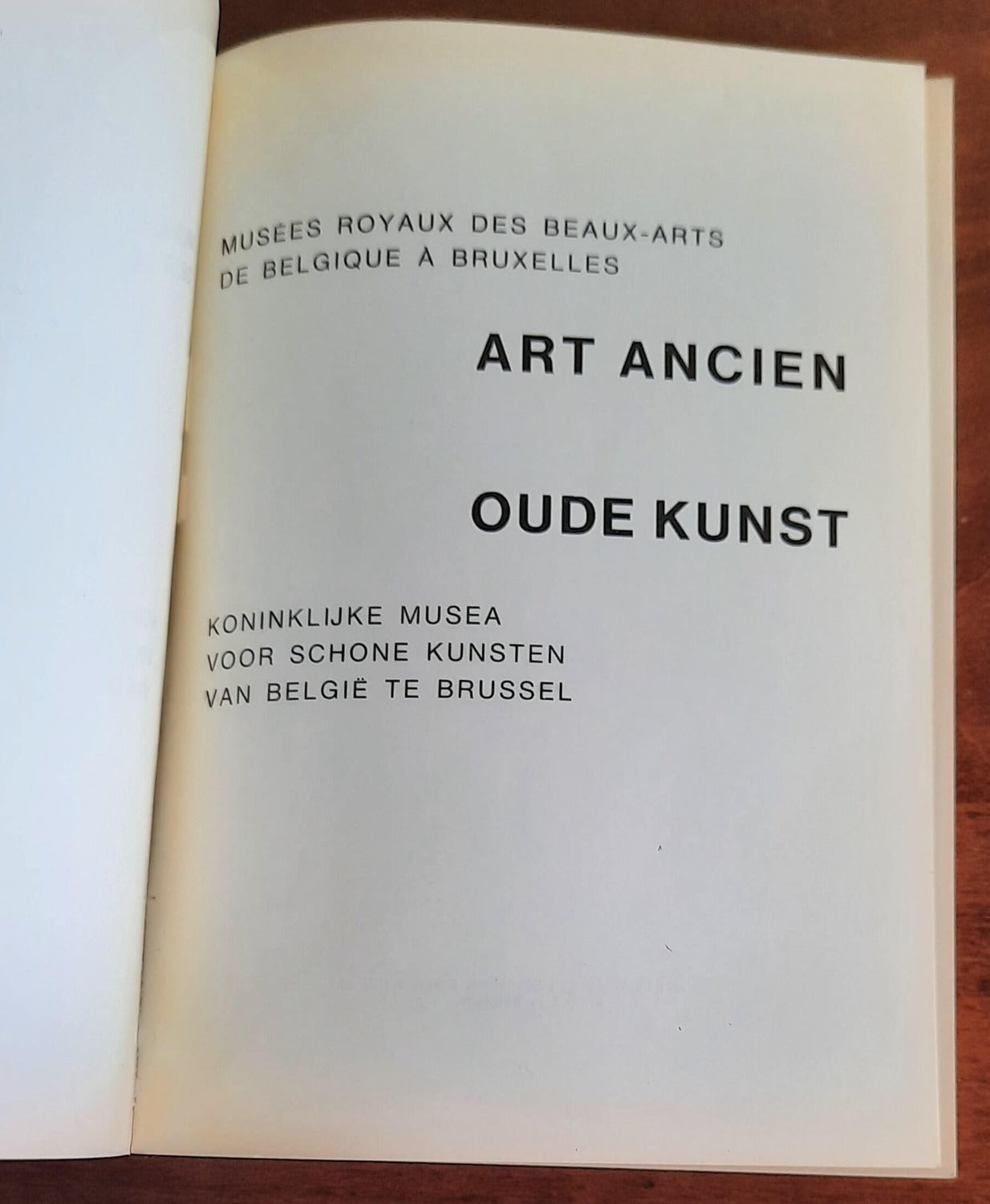 Musées Royaux des Beaux Arts Bruxelles. Art Ancien