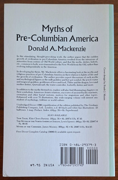Myths of Pre-Columbian America - Donald A. Mackenzie - Dover Publications