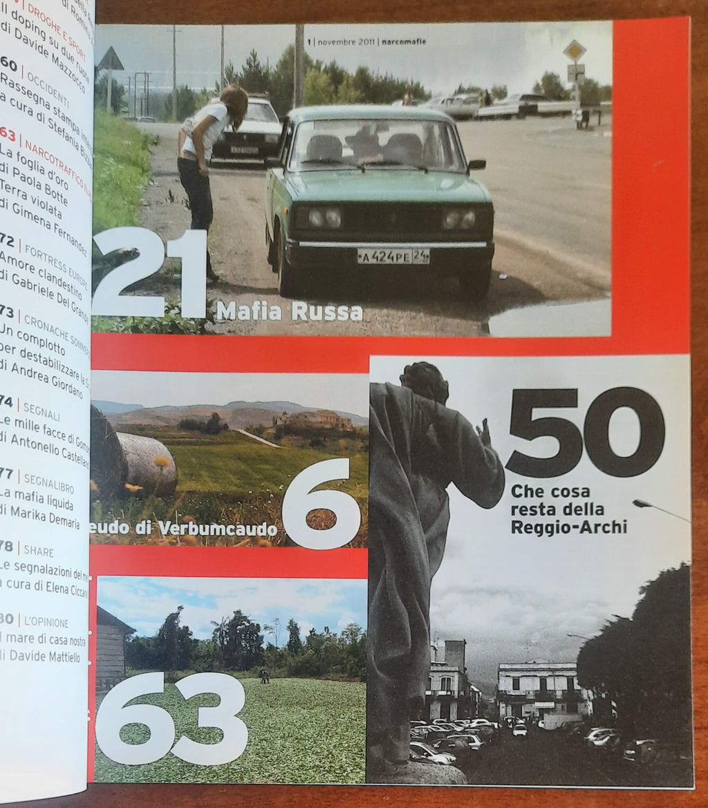 Narcomafie n. 11 - 2011 - Organizatsya al potere. Russia, 1991-2011 dall’impero politico alla dittatura delle cosche
