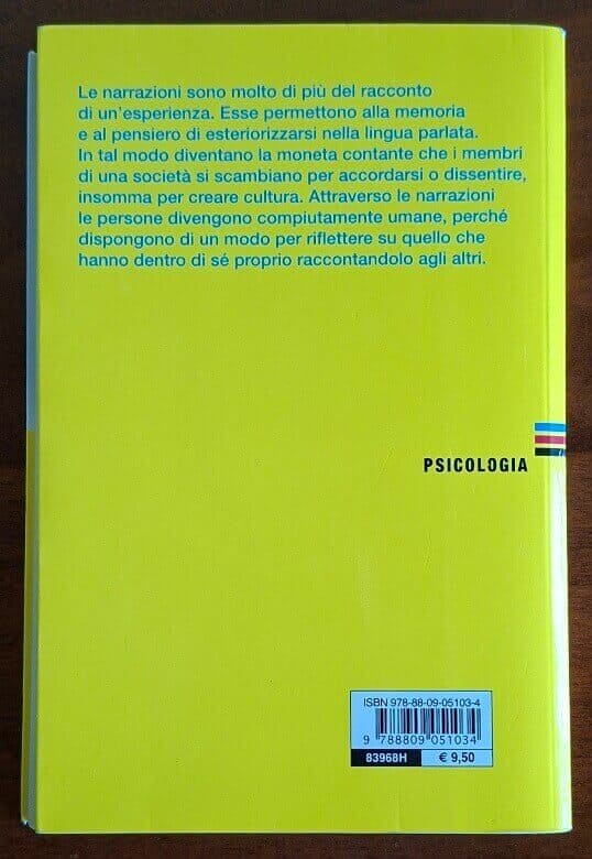 Narrazioni. Cultura, memorie, formazione del Sé - Giunti