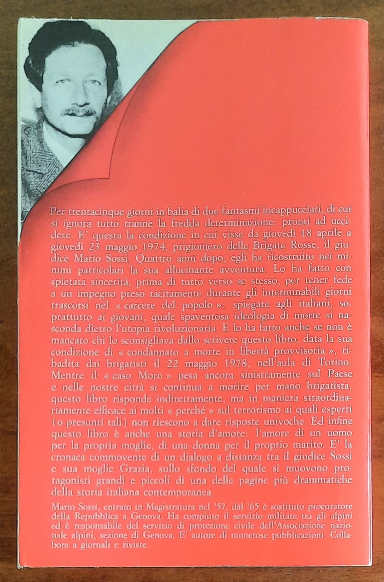 Nella prigione delle BR - di Mario Sossi - Editoriale Nuova