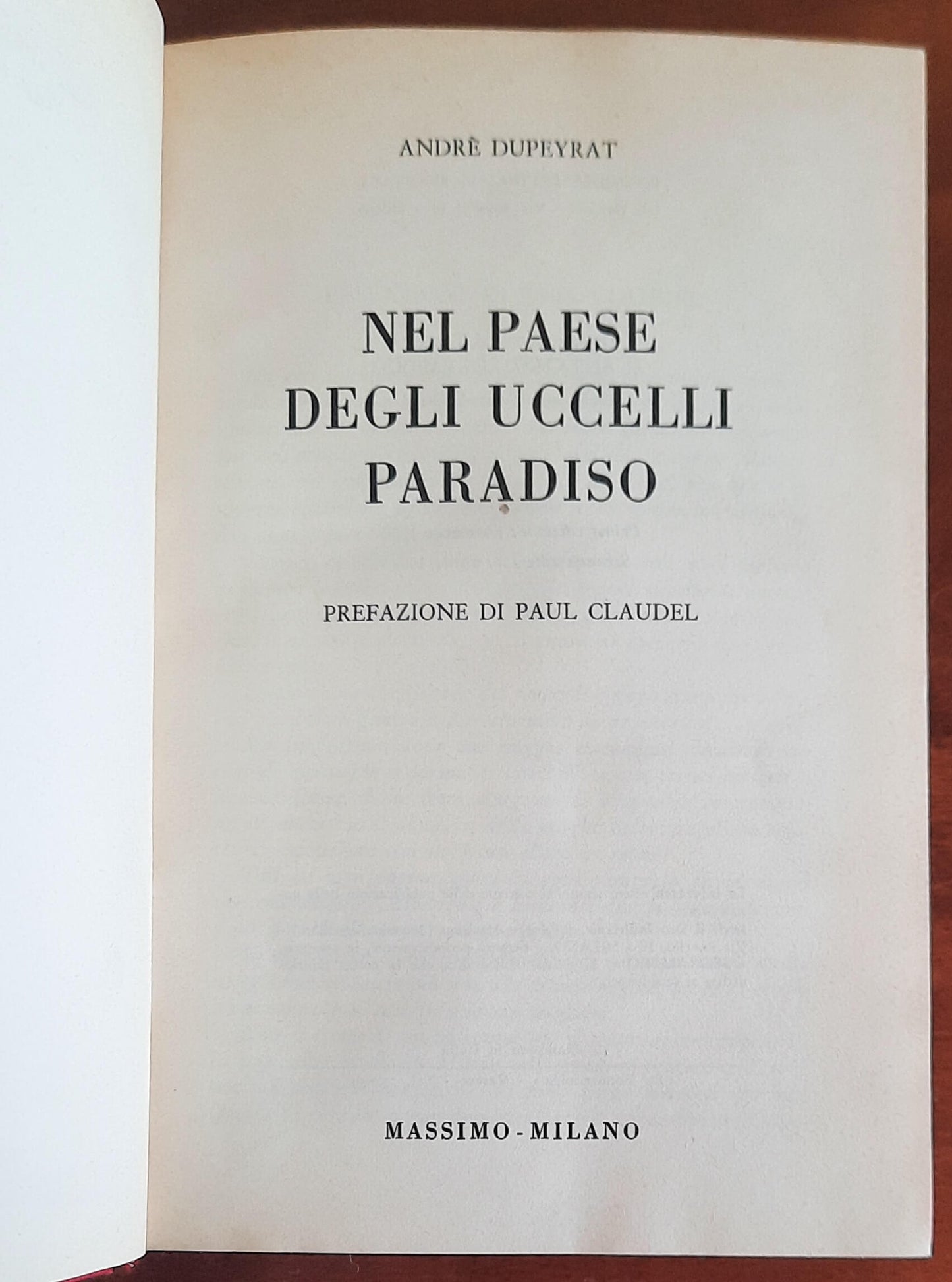 Nel paese degli uccelli paradiso - di Andre Dupeyrat