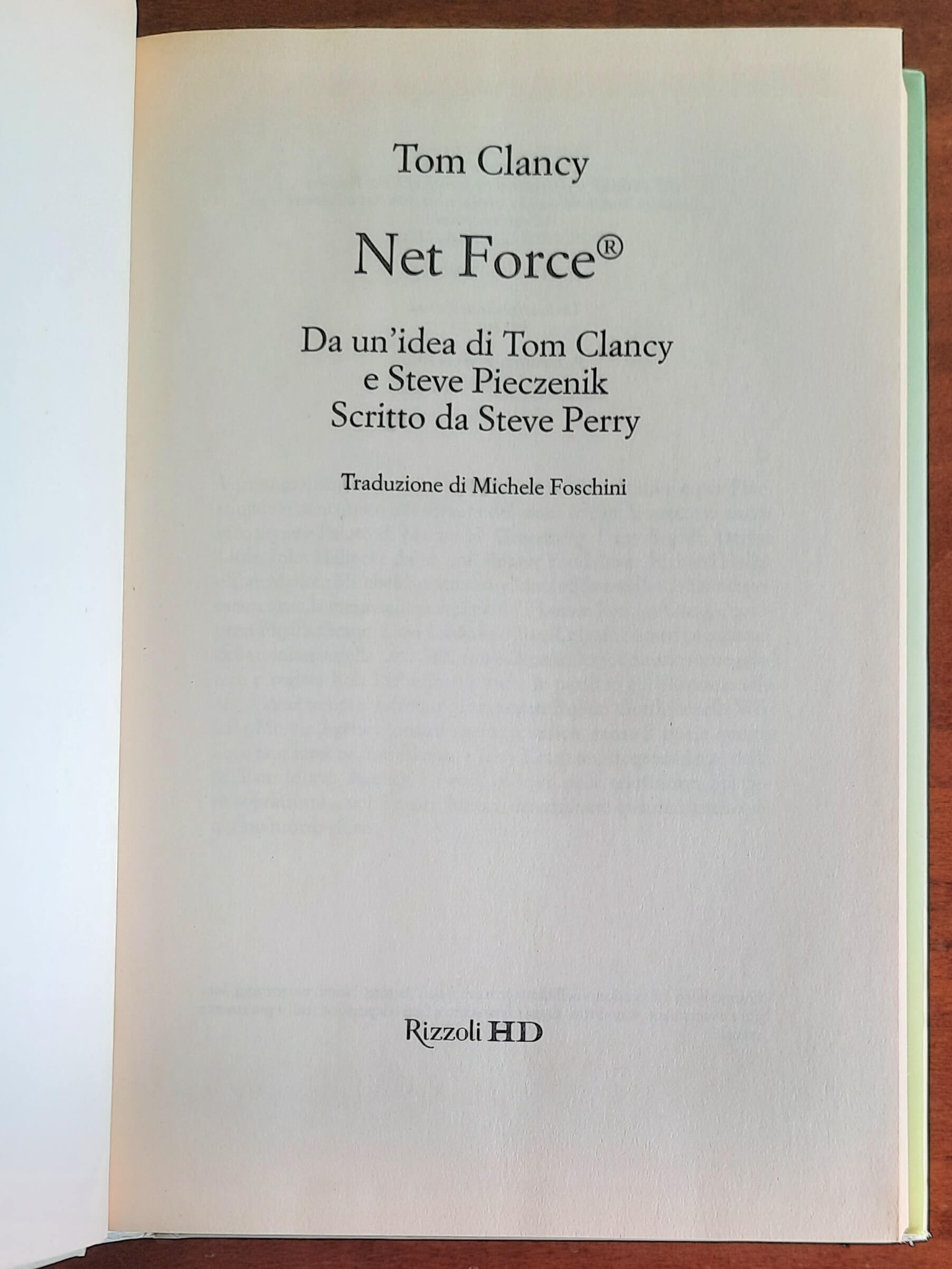 Net Force - di Steve Perry - Rizzoli Hd