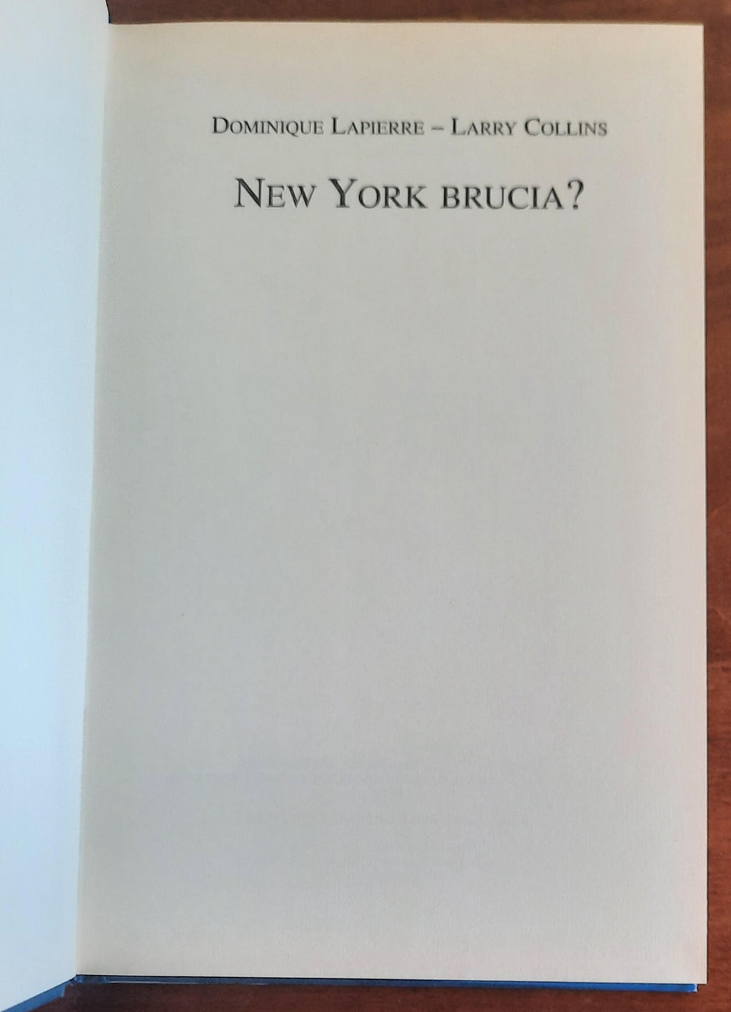 New York brucia? - di Dominique Lapierre e Larry Collins