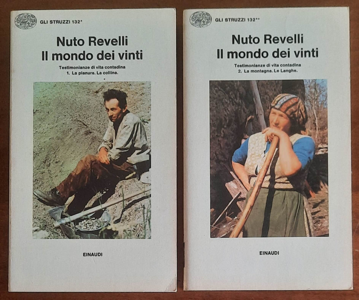 Nuto Revelli: Il mondo dei vinti. Testimonianze di vita contadina - 2 vol.