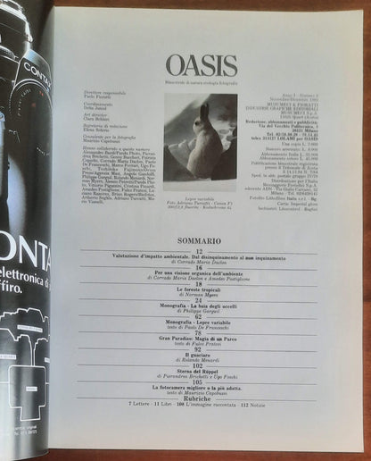 Oasis n. 6 - Novembre/Dicembre 1985