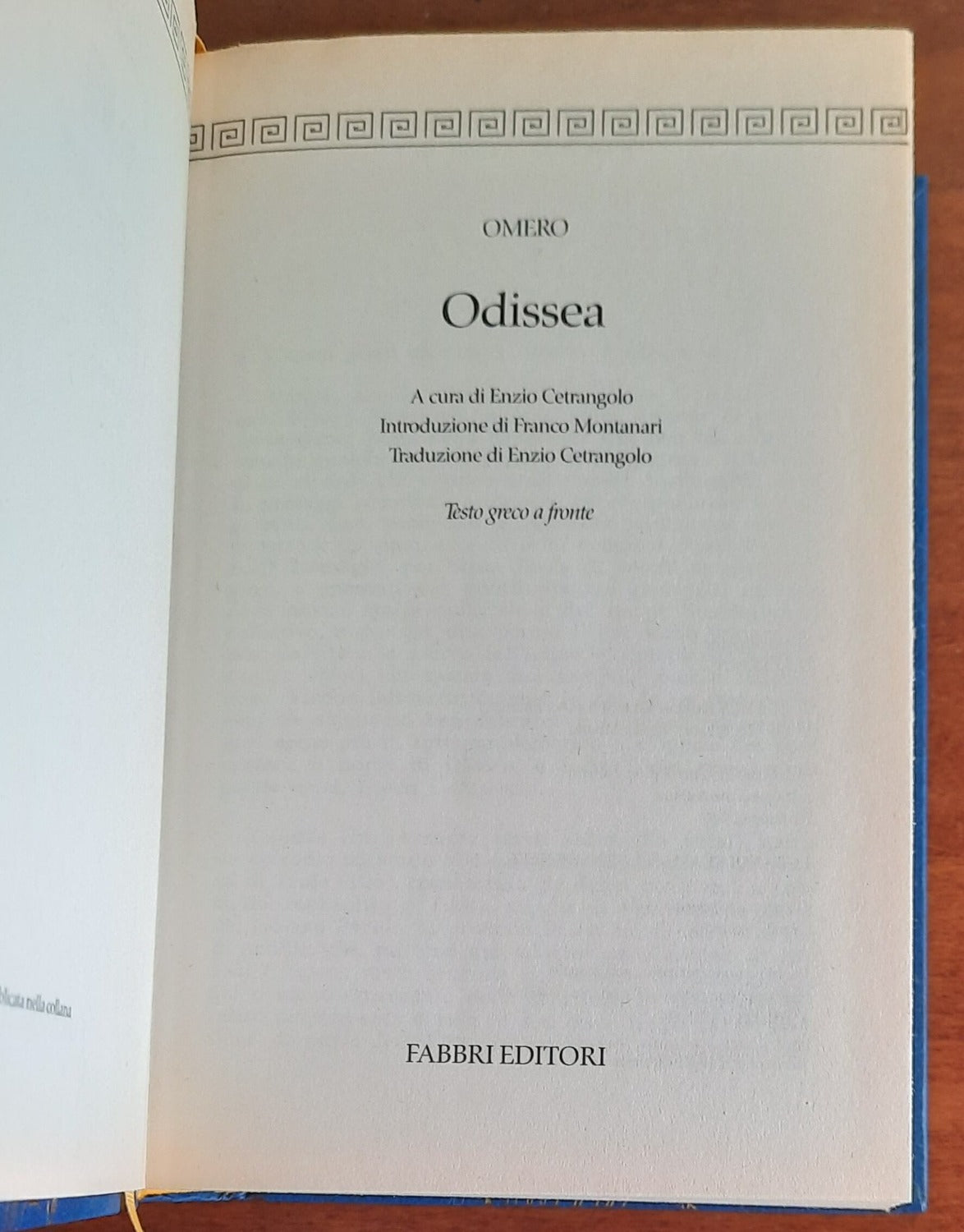 Odissea - Fabbri Editori - 2004 – Libreria Biellese