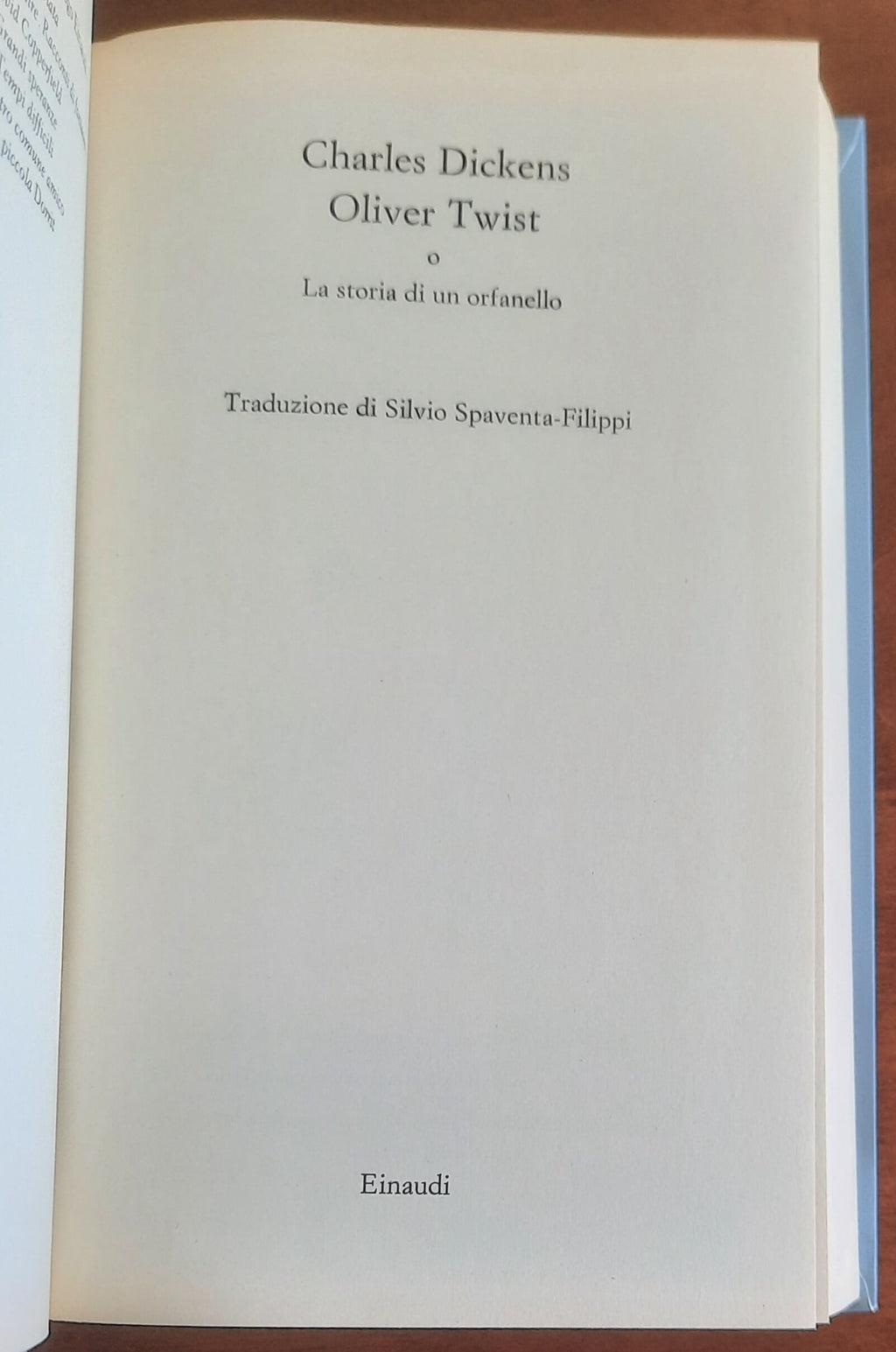 Oliver Twist o La storia di un orfanello - Einaudi