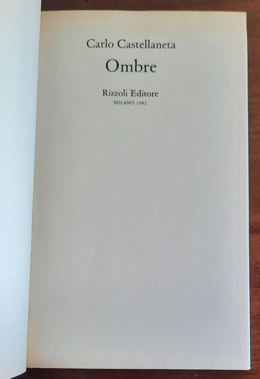 Ombre - di Carlo Castellaneta - Libreria Biellese