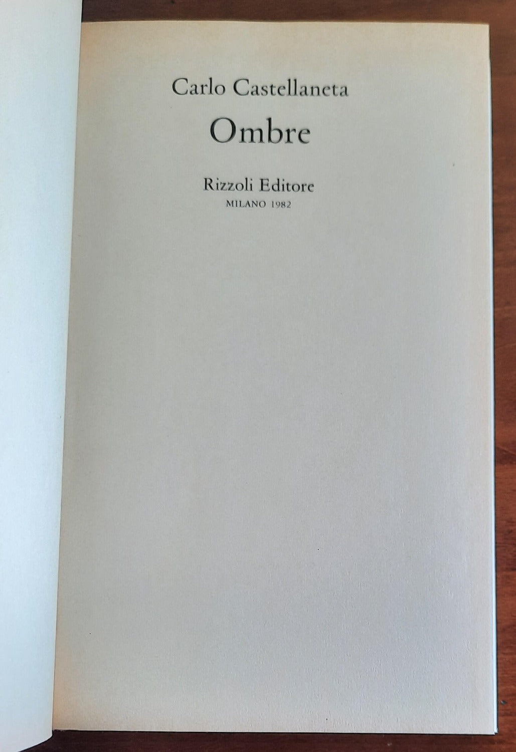 Ombre - di Carlo Castellaneta - Libreria Biellese