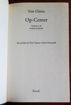 Op-Center - di Tom Clancy e Steve Pieczenik - Rizzoli