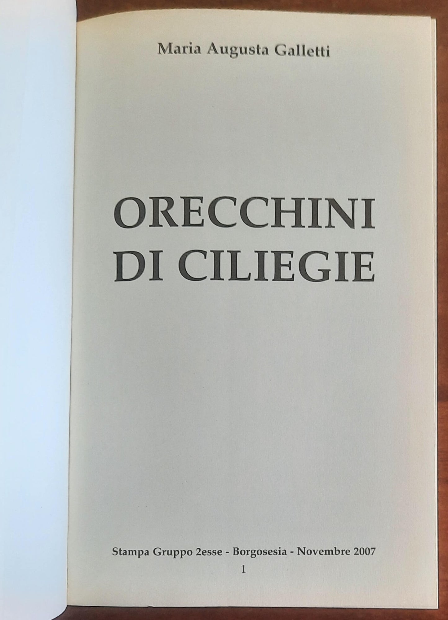 Orecchini di ciliegie - di Maria Augusta Galletti