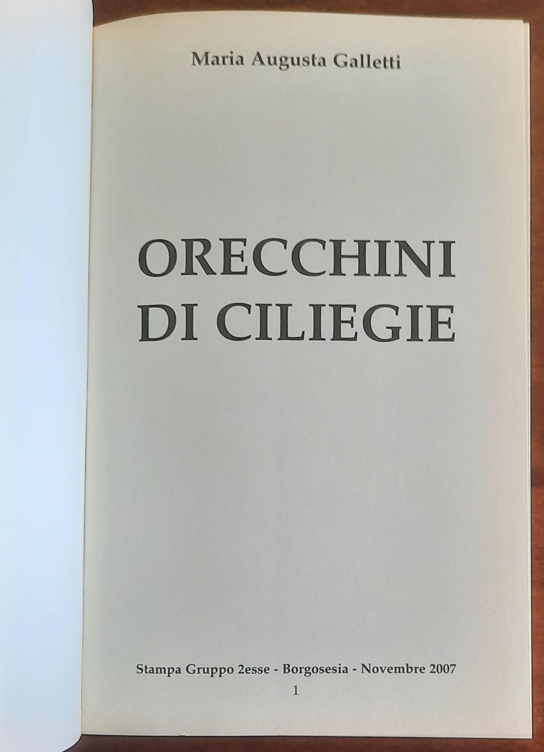 Orecchini di ciliegie - di Maria Augusta Galletti