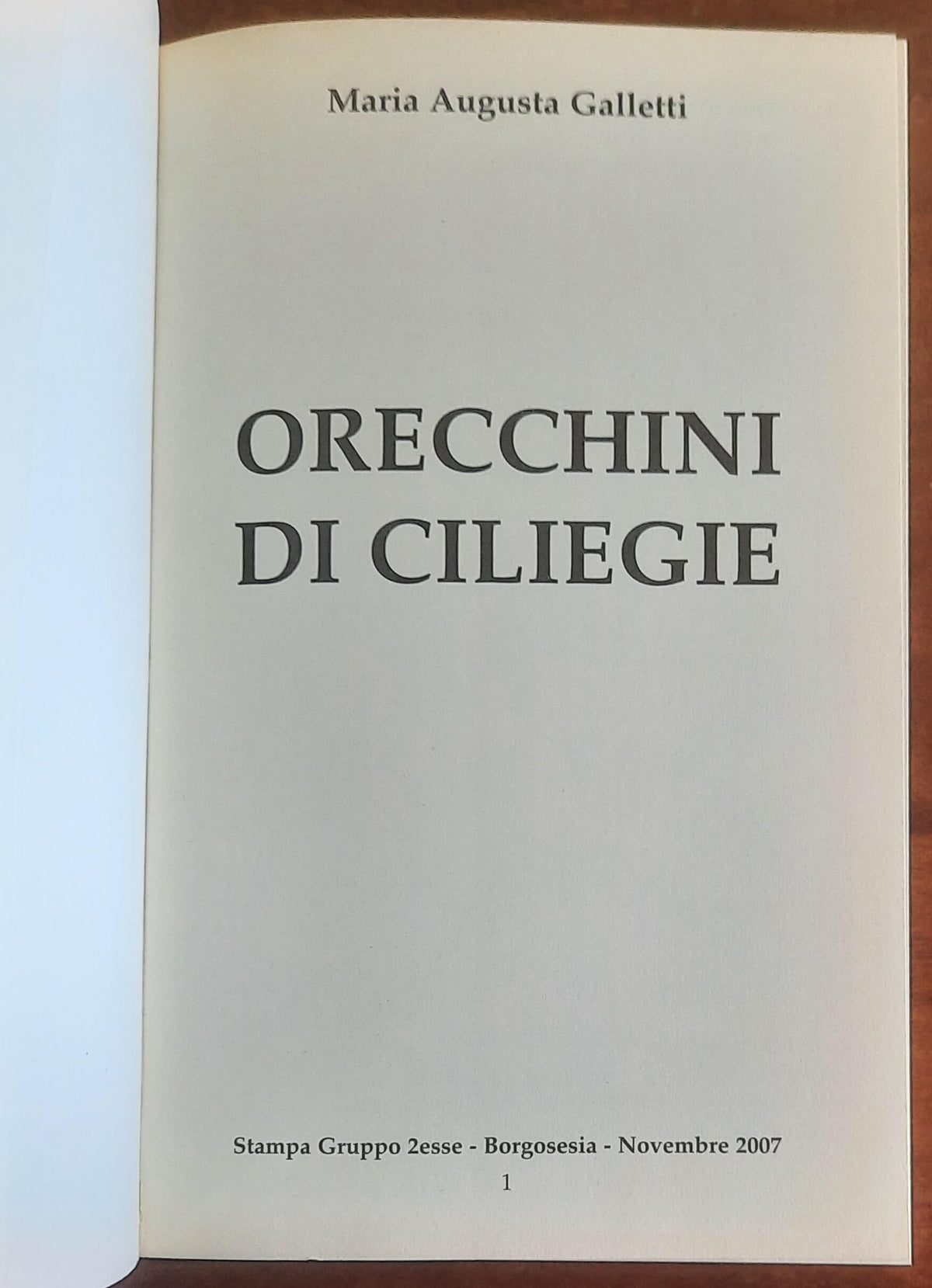 Orecchini di ciliegie - di Maria Augusta Galletti