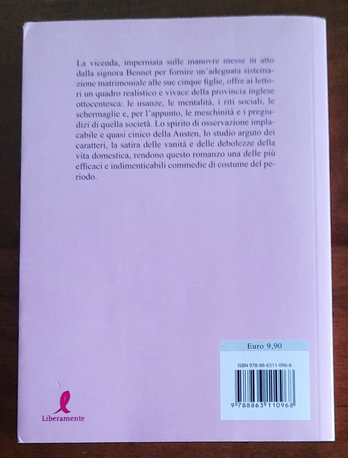 Orgoglio e pregiudizio - di Jane Austen