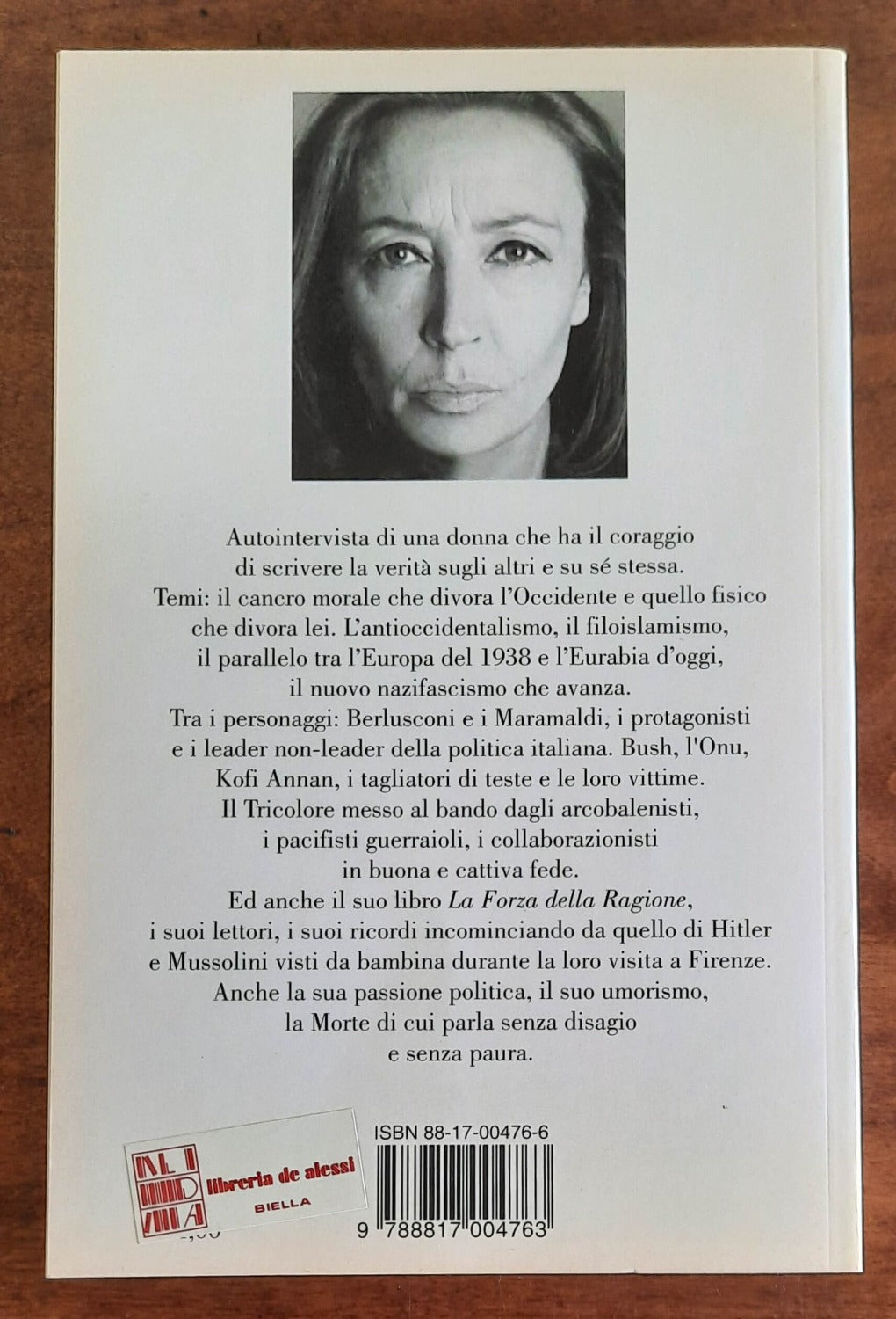 Oriana Fallaci intervista Oriana Fallaci - Rizzoli