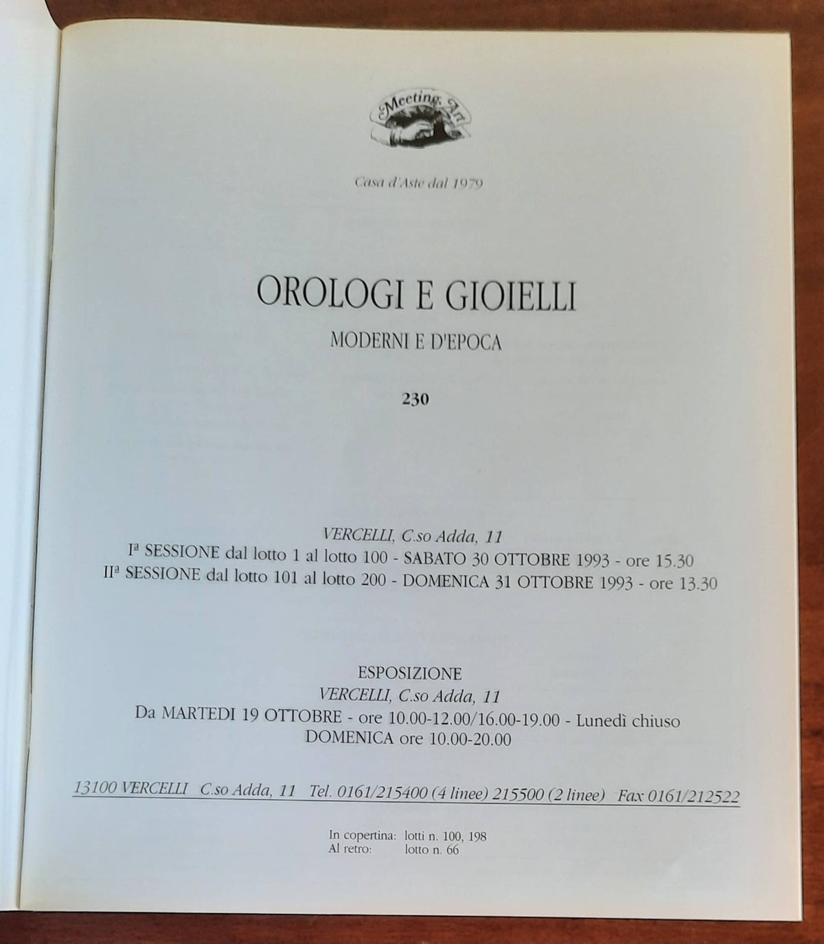 Orologi e gioielli moderni e d’epoca