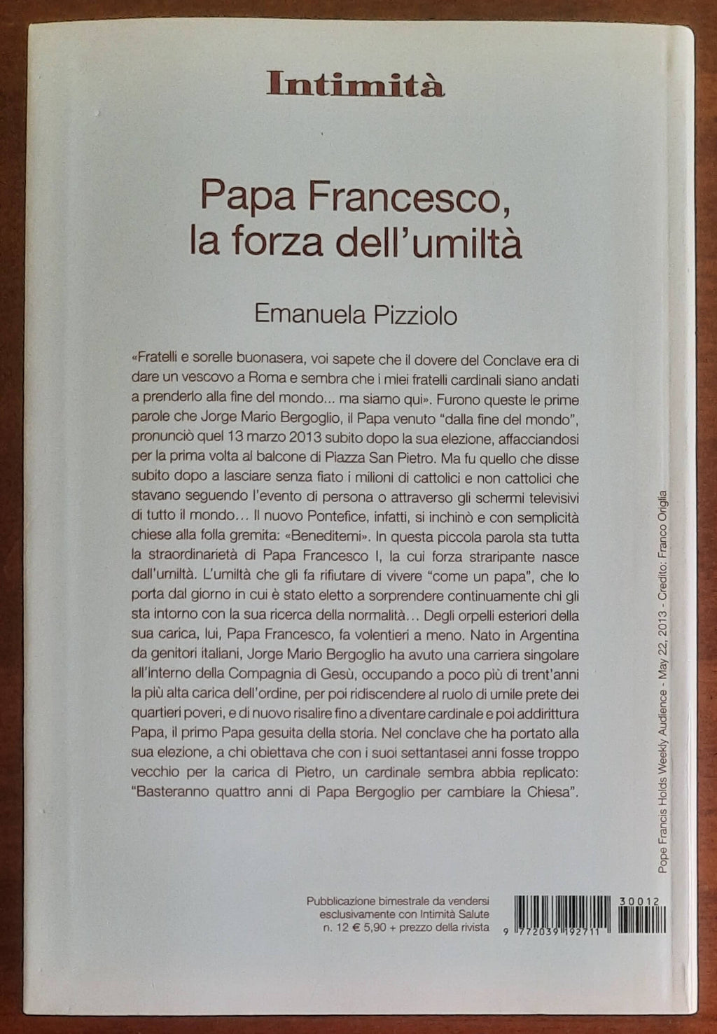 Papa Francesco, la forza dell’umiltà - Emanuela Pizziolo