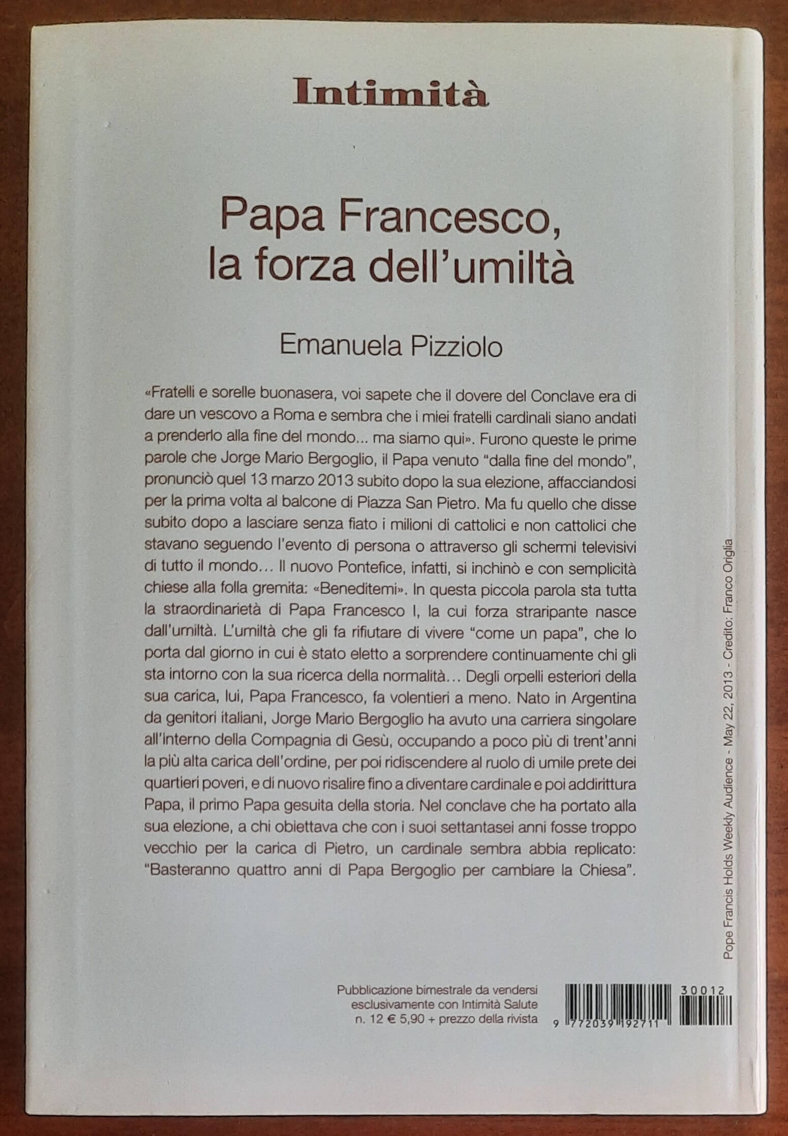 Papa Francesco, la forza dell’umiltà - Emanuela Pizziolo