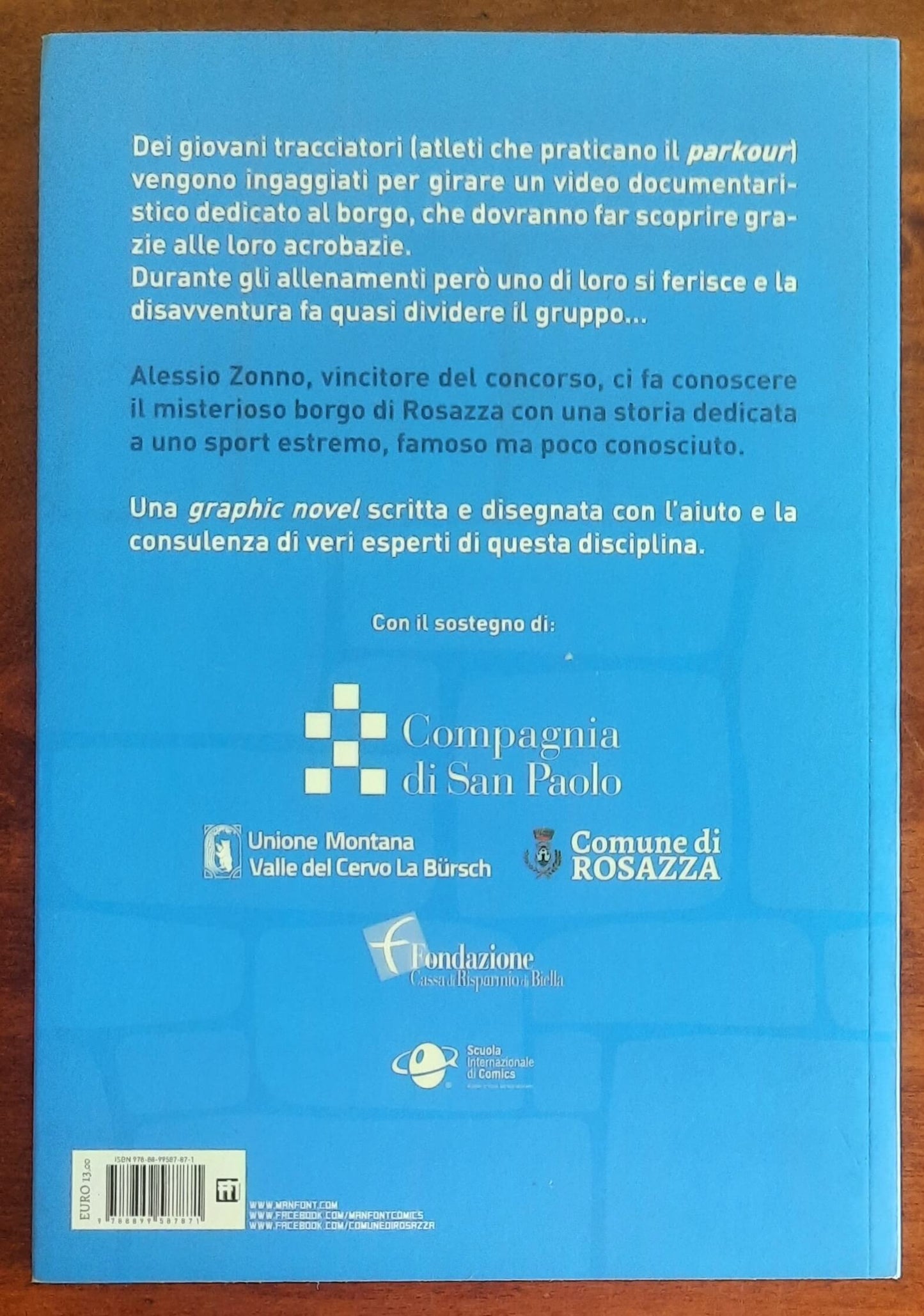 Parkour nel borgo del mistero. Un fumetto per Rosazza