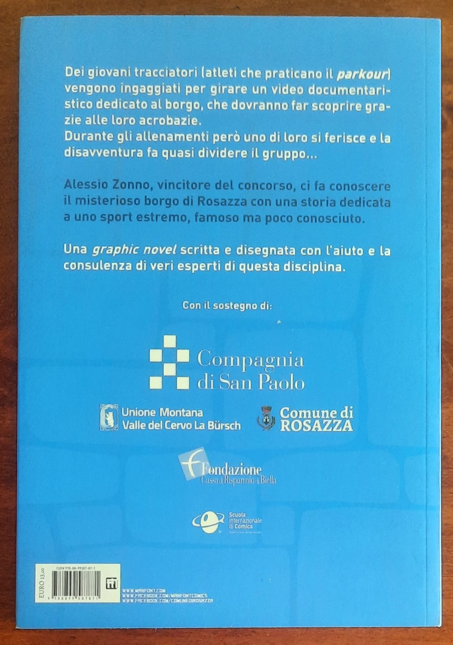 Parkour nel borgo del mistero. Un fumetto per Rosazza