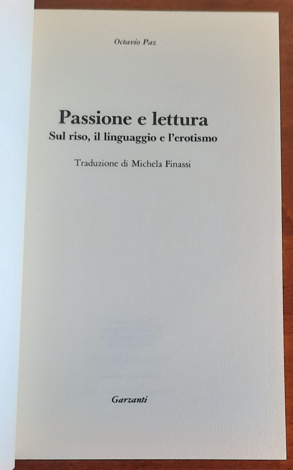 Passione e lettura. Sul riso, il linguaggio e l’erotismo - Libreria Biellese