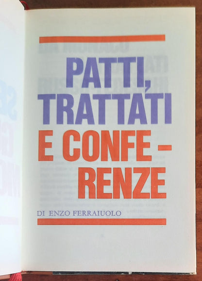 Patti trattati e conferenze - Edizioni Ferni - 1973