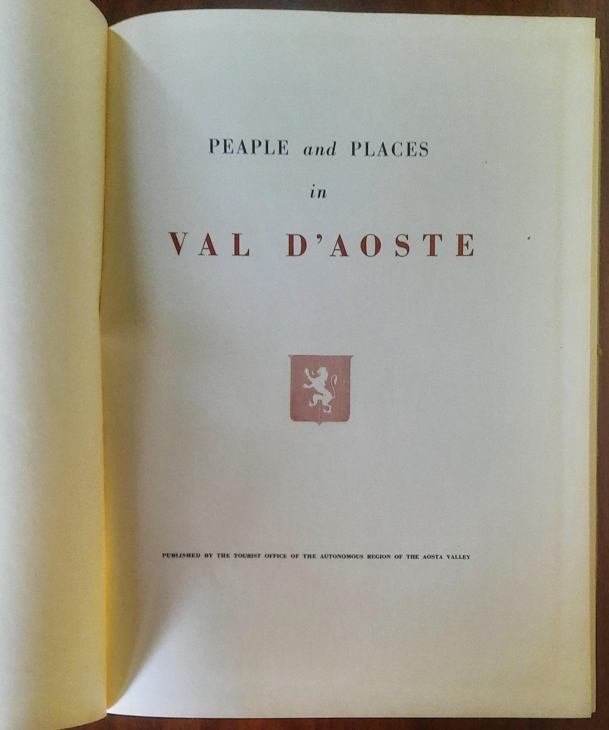 Peaple and places in Val D’Aoste - Domenico Riccardo Peretti Griva