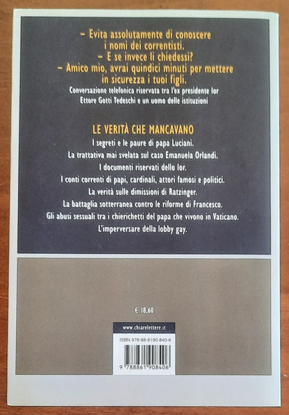 Peccato originale. Conti segreti, verità nascoste, ricatti: il blocco di potere che ostacola la rivoluzione di Francesco