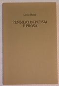 Pensieri in poesia e prosa - di Livio Bussi - Natale 1972