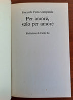 Per amore, solo per amore - di Pasquale Festa Campanile - CDE