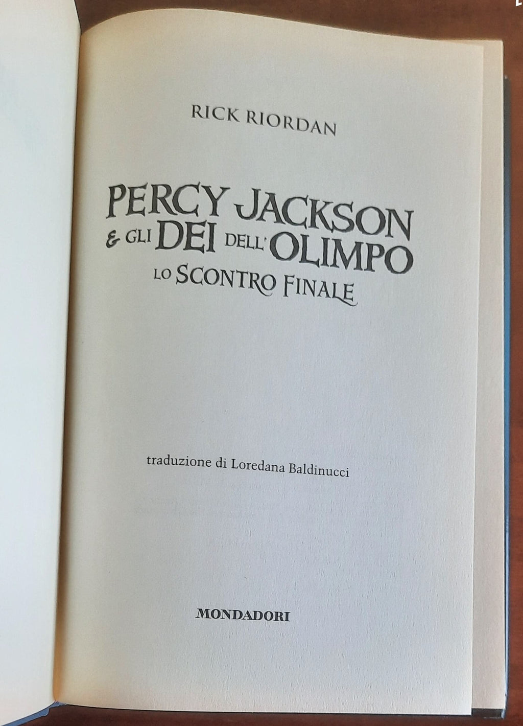 Percy Jackson e gli dei dell’Olimpo. Lo scontro finale