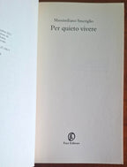 Per quieto vivere - di Massimiliano Smeriglio - Fazi Editore
