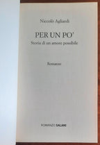 Per un po’. Storia di un amore possibile - di Niccolò Agliardi - Salani Editore