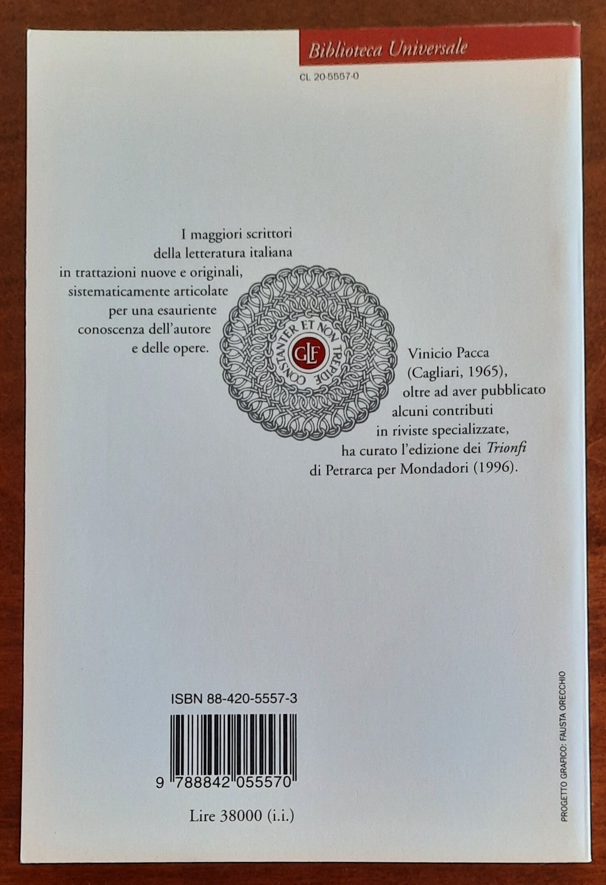 Petrarca - di Vinicio Pacca - Editori Laterza