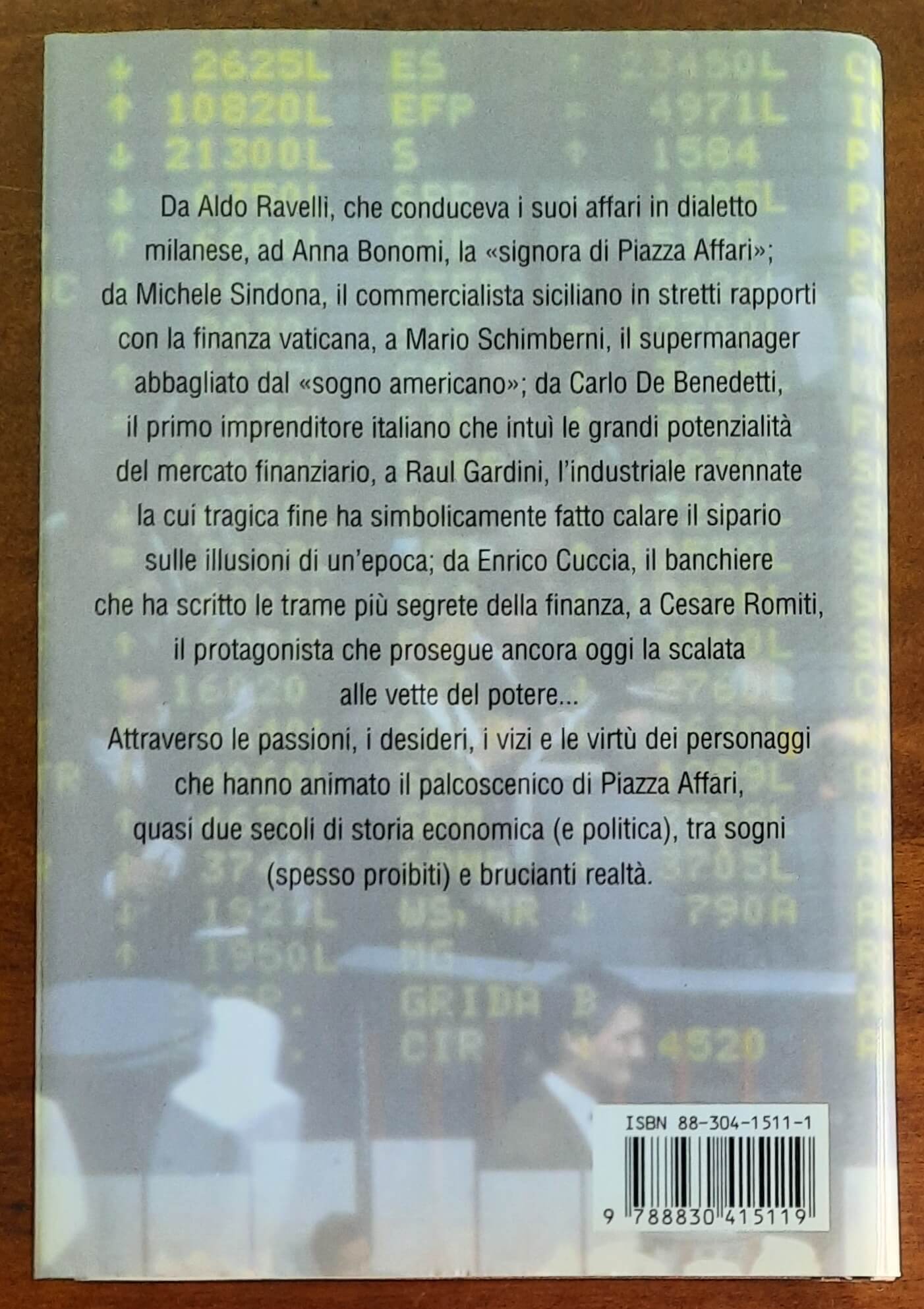 Piazza Affari. Storia della borsa - di Nino Sunseri - Longanesi