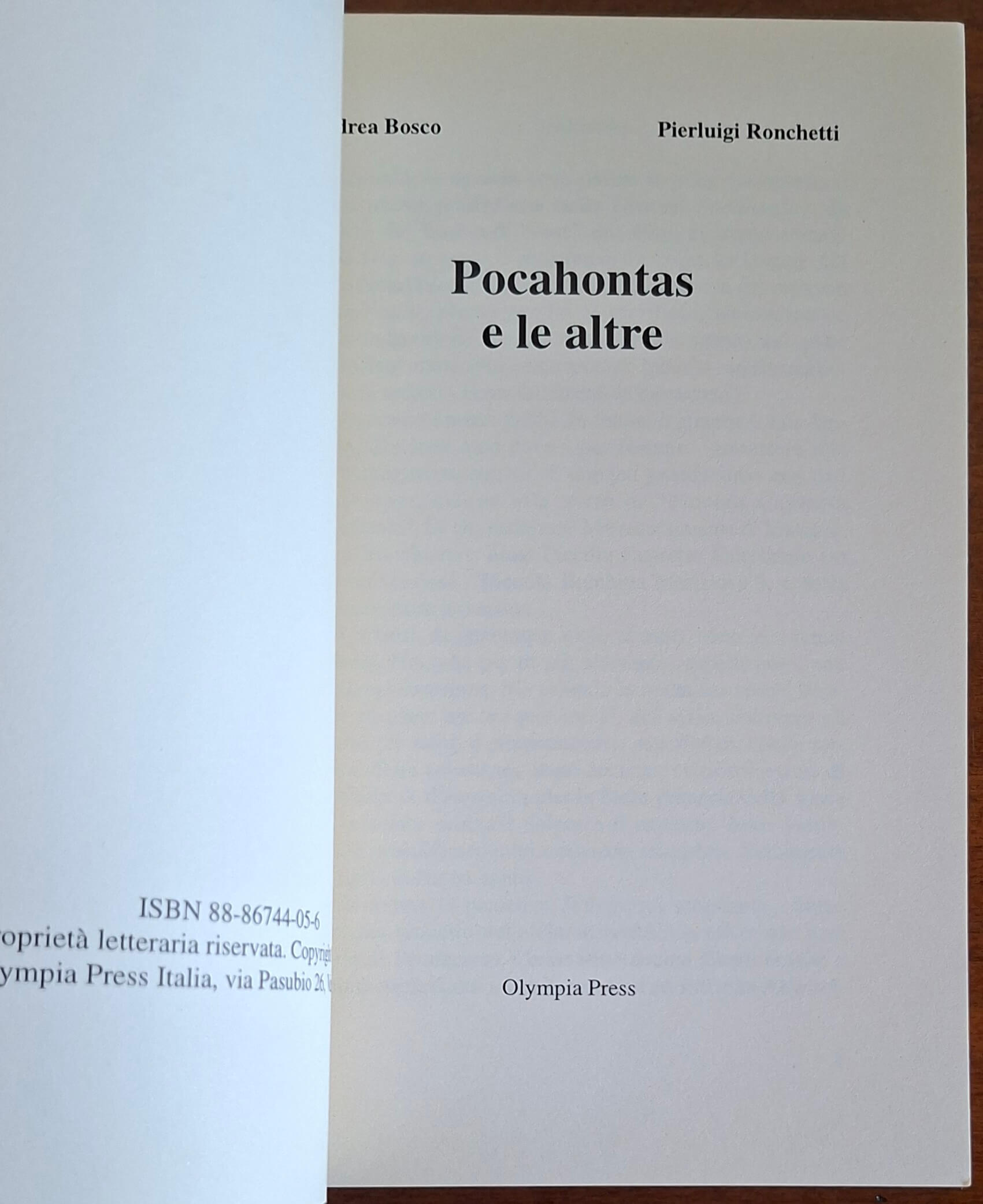 Pocahontas e le altre. Storia e leggende di donne indiane