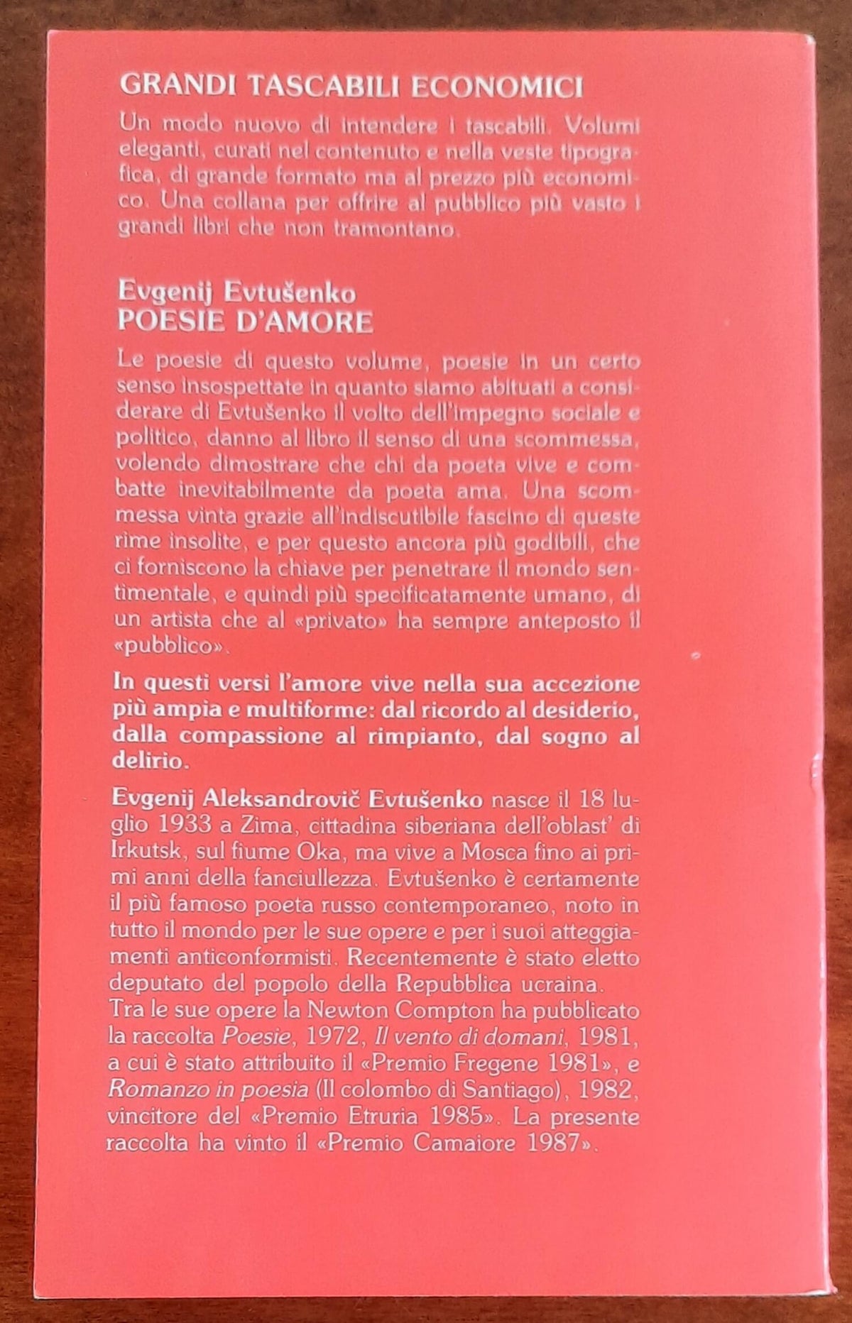 Poesie d’amore - di Evgenij Aleksandrovic Evtusenko