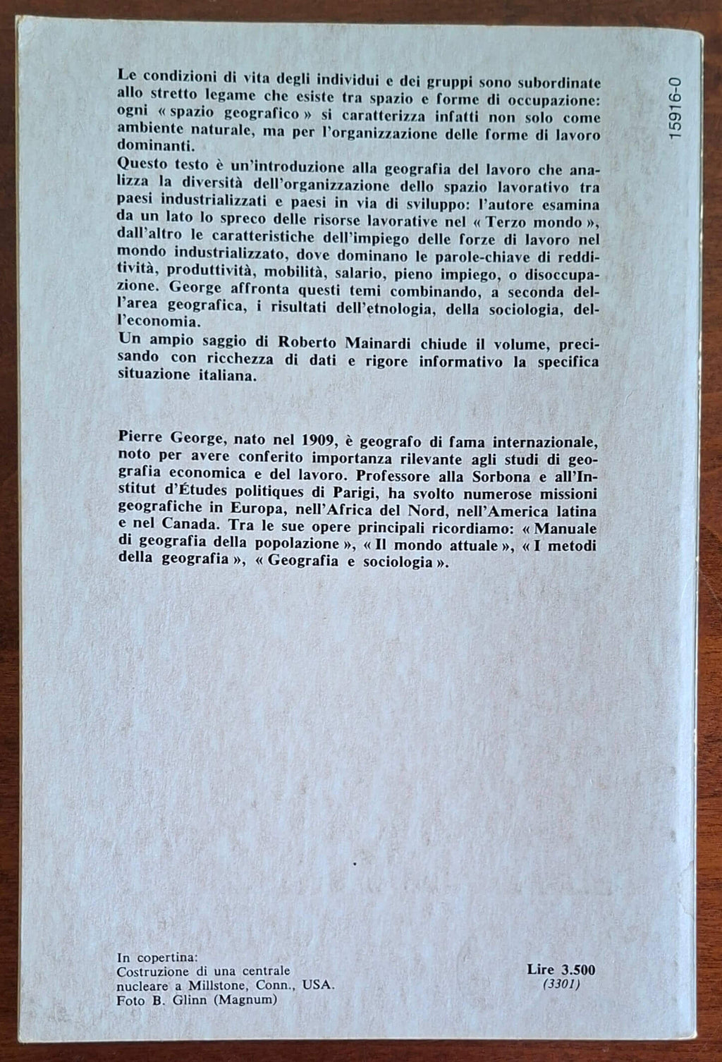 Popolazioni attive. Introduzione a una geografia del lavoro
