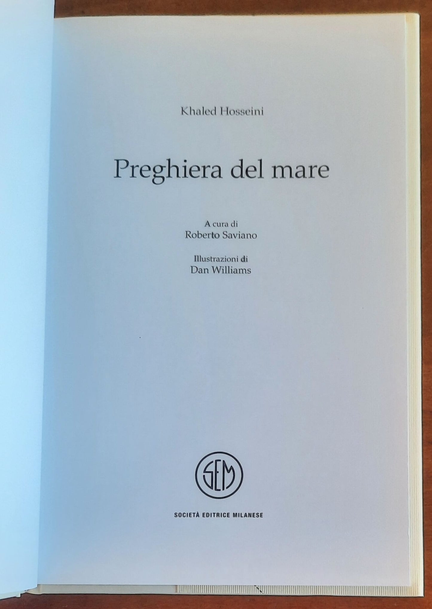 Preghiera del mare - di Khaled Hosseini