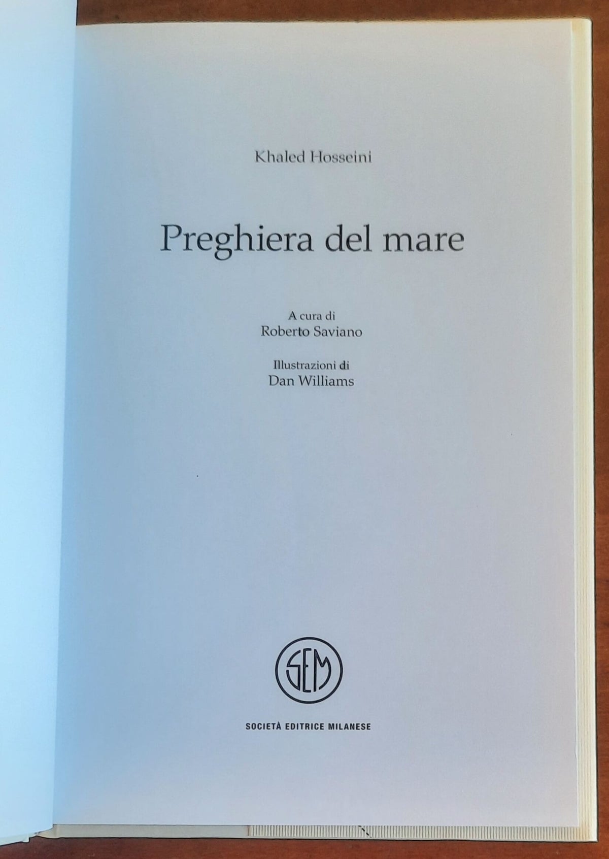 Preghiera del mare - di Khaled Hosseini