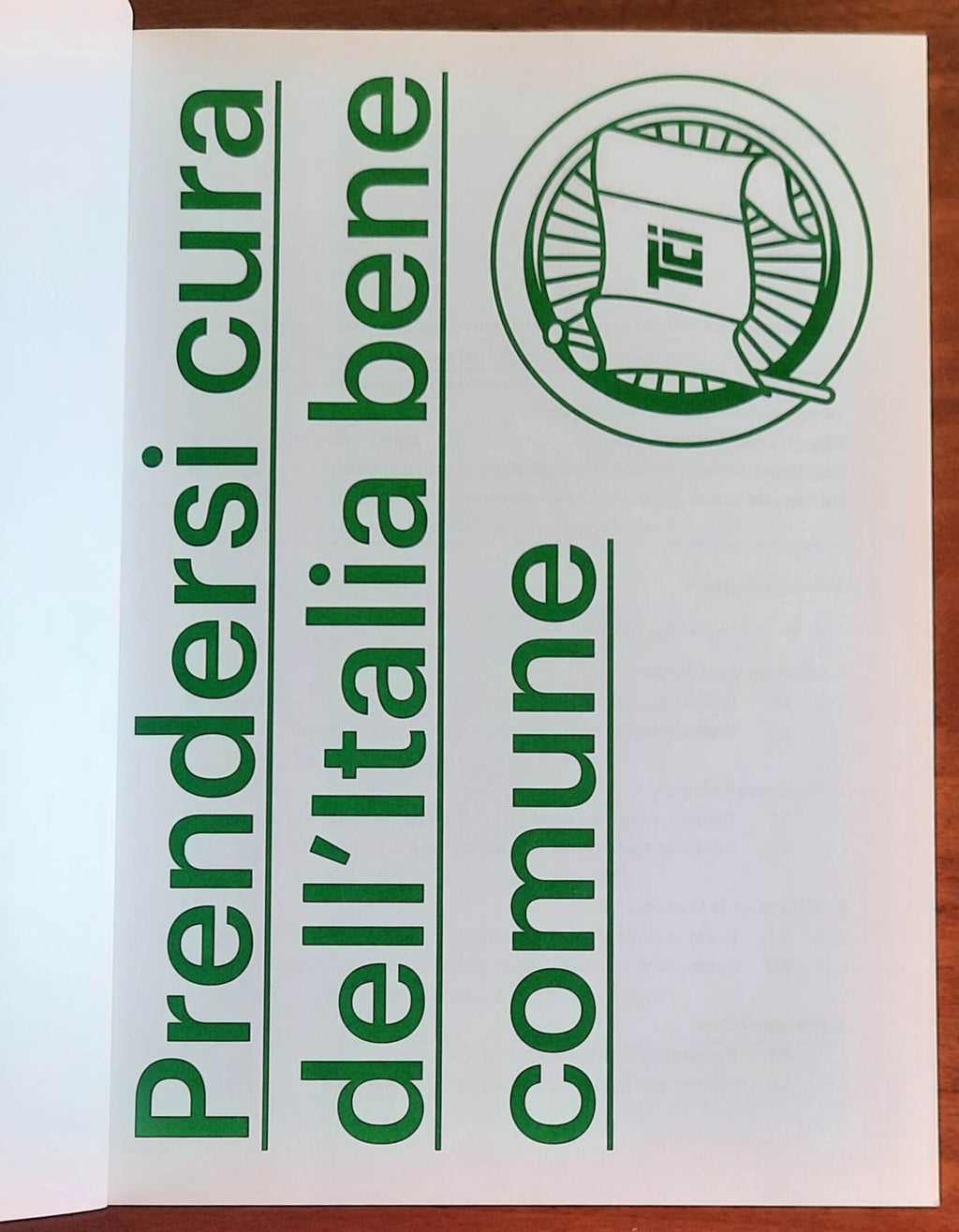 Prendersi cura dell’Italia bene comune - Touring Club