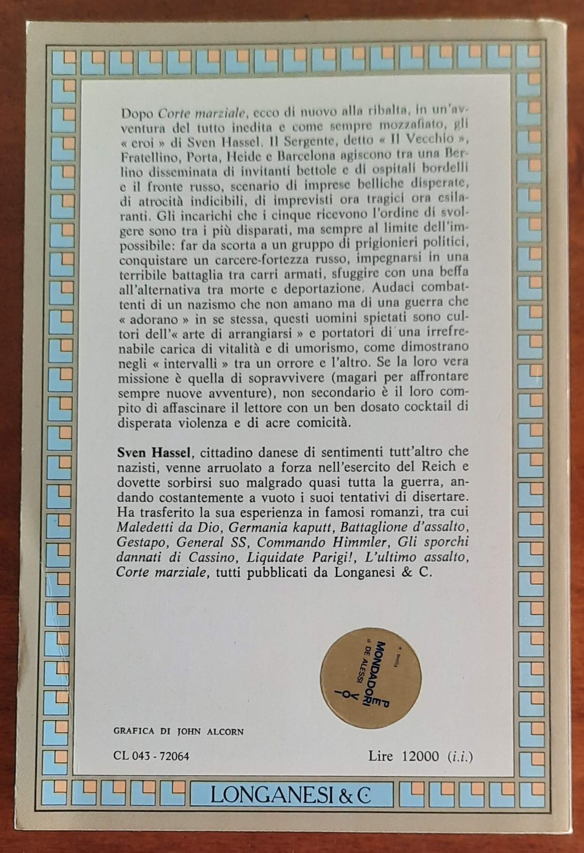 Prigione Ghepeù - di Sven Hassel - Libreria Biellese