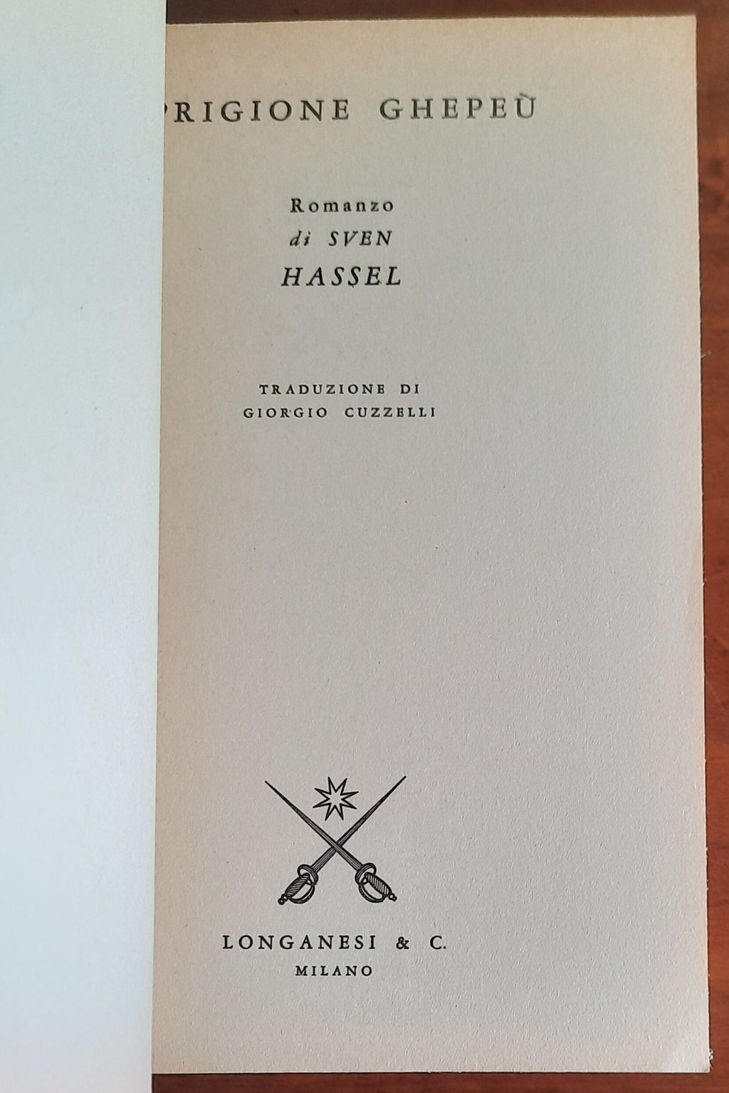 Prigione Ghepeù - di Sven Hassel - Libreria Biellese