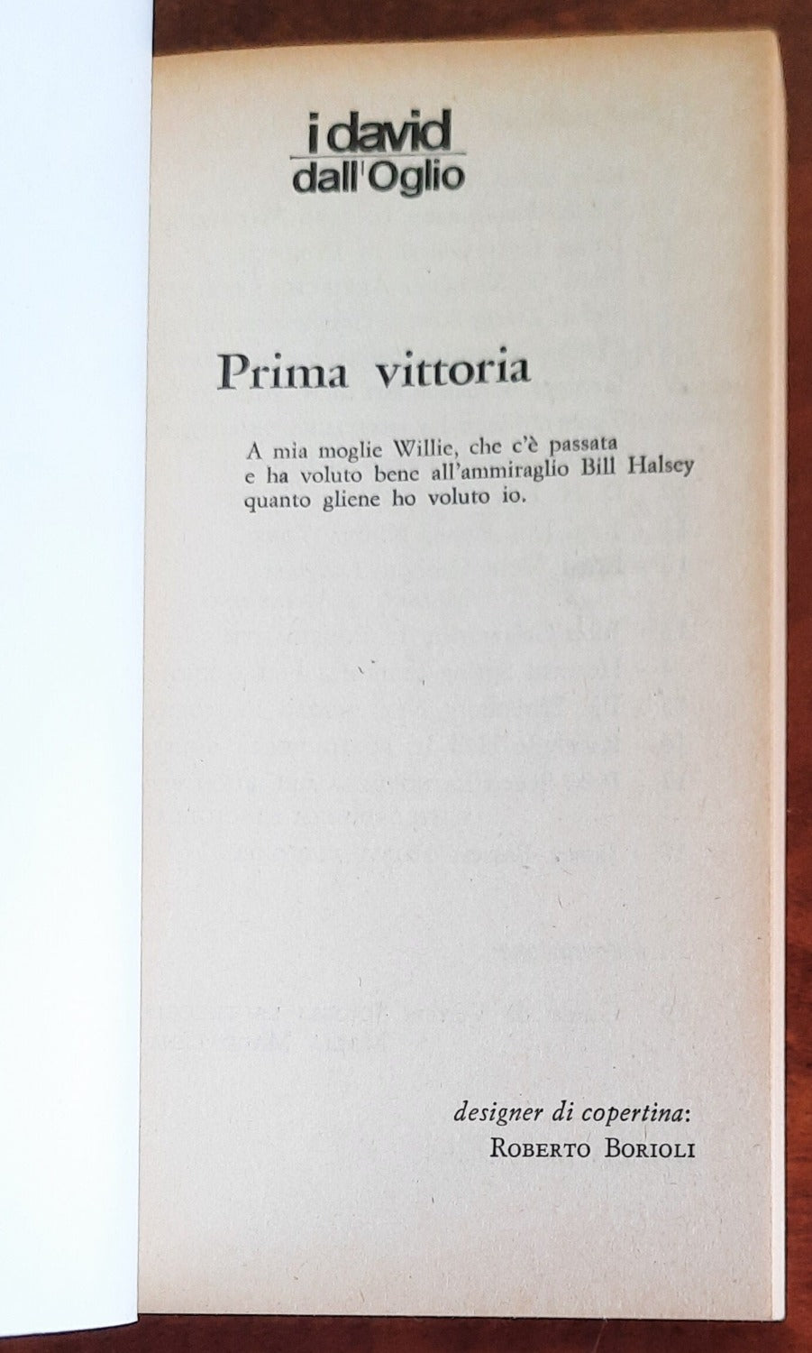 Prima vittoria - Dall’oglio Editore