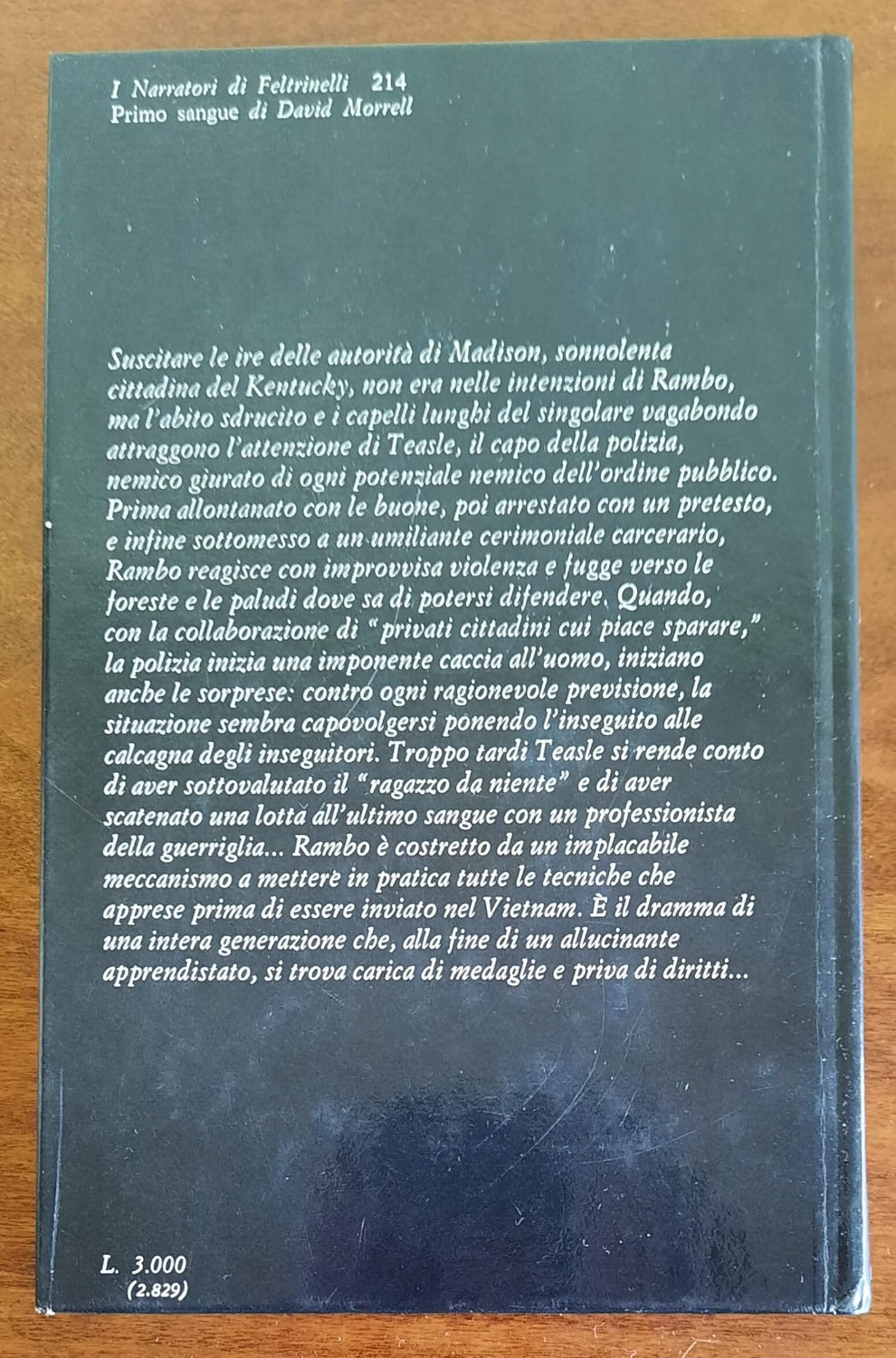 Primo sangue - di David Morrell - Feltrinelli